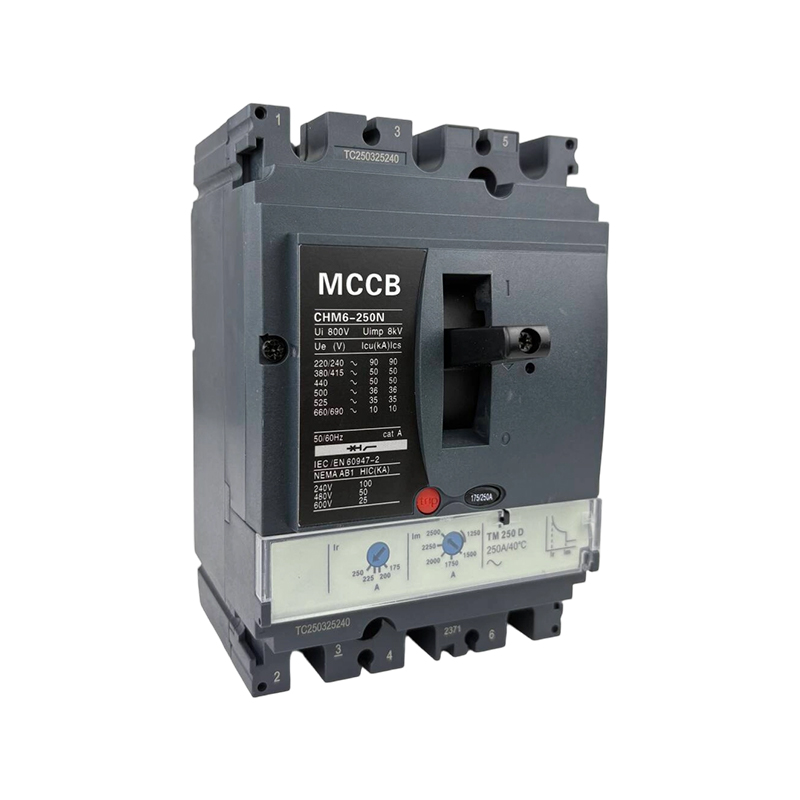 CHM6-250N 250A Регулируемый термомагнитный предохранитель с адаптацией к разным напряжениям Автоматический выключатель в литом корпусе