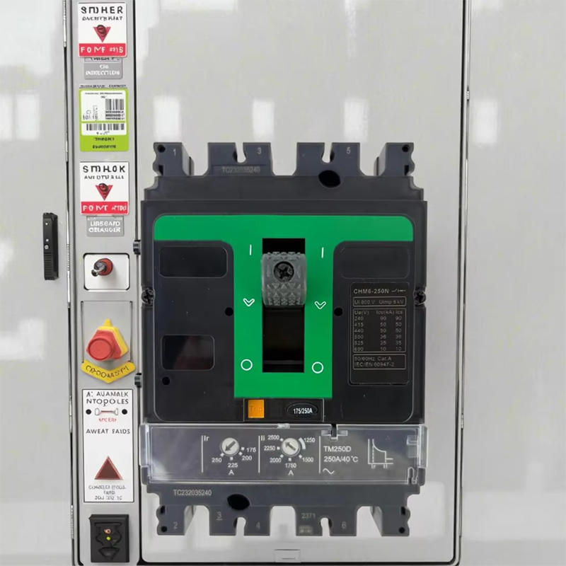 CHM6-250N Автоматический выключатель в литом корпусе, 250 А, термомагнитный, регулируемый, размыкающий автоматический выключатель с разным напряжением