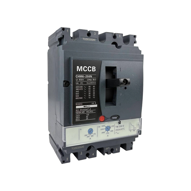 CHM6-250N 250A Регулируемый термомагнитный предохранитель с адаптацией к разным напряжениям Автоматический выключатель в литом корпусе