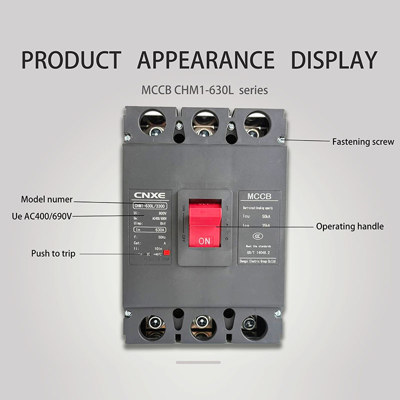 Гарантированное качество, сертифицированный CE автоматический выключатель в литом корпусе, 630A, 3P